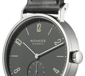 Nomos Glashutte Tangomat Ruthenium Datum Sapphire Crystal Watch
