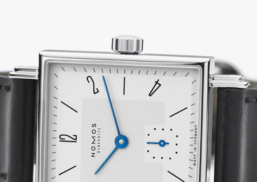 Nomos Glashutte Tetra 27 Steel Back Watch