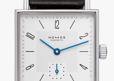 Nomos Glashutte Tetra 27 Steel Back Watch