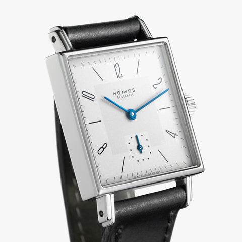 Nomos Glashutte Tetra 27 Steel Back Watch