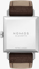 Nomos Glashutte Tetra 27 Karat Steel Back Watch