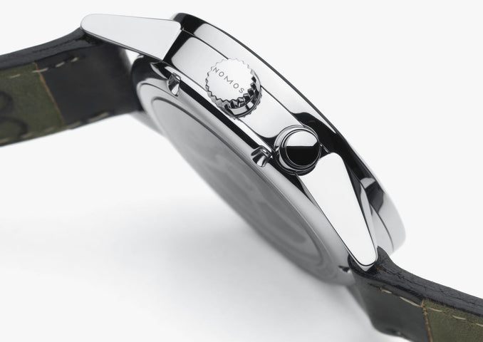 Nomos Glashutte Zurich Weltzeit Sapphire Crystal Watch