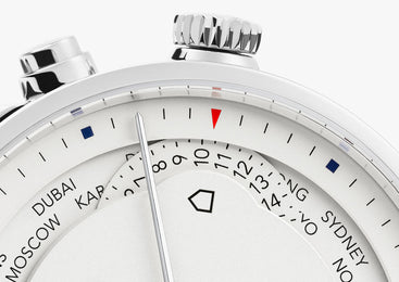 Nomos Glashutte Zurich Weltzeit Sapphire Crystal Watch
