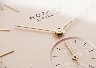Nomos Glashutte Watch Orion 33 Rose Sapphire Crystal