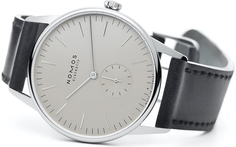 Nomos Glashutte Orion 38 Grau Sapphire Crystal Watch