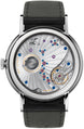 Nomos Glashutte Watch Lambda White Gold Zeiger Geblaut Sapphire Crystal