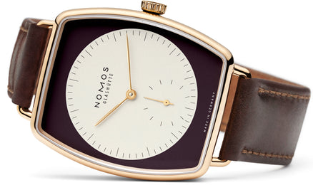 Nomos Glashutte Lux Sable Sapphire Crystal Watch