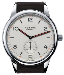 Nomos Glashutte Watch Club Datum Automatic Steel Back 731