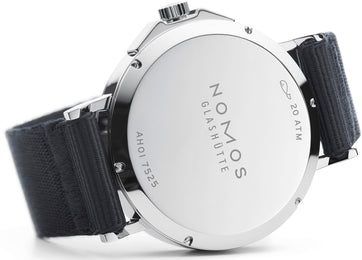 Nomos Glashutte Ahoi Steel Back