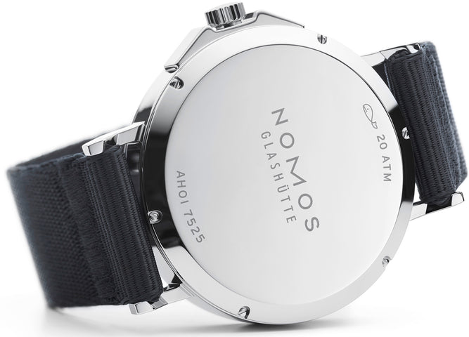 Nomos Glashutte Ahoi Steel Back