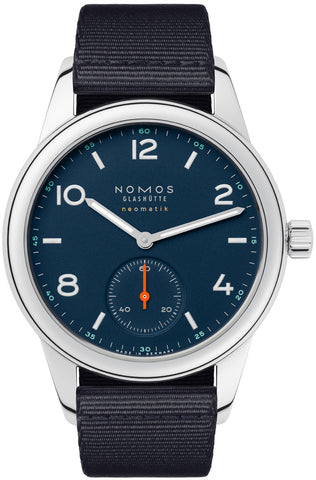 Nomos Glashutte Watch Club Neomatik Atlantik Sapphire Crystal 741