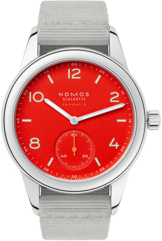 Nomos Glashutte Watch Club Neomatik Signalrot Sapphire Crystal 743