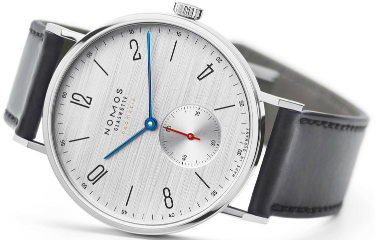 Nomos Glashutte Watch Tangente Neomatik 39 Silvercut Sapphire Crystal