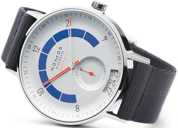 Nomos Glashutte Autobahn Neomatik 41 Date Sports Grey Sapphire Crystal Watch