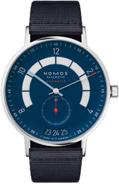 Nomos Glashutte Watch Autobahn Neomatik 41 Date Midnight Blue Sapphire Crystal 1302