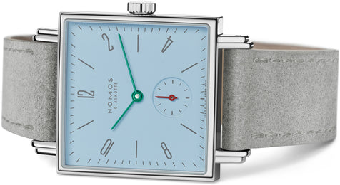 Nomos Glashutte Tetra Azure Steel Back Watch