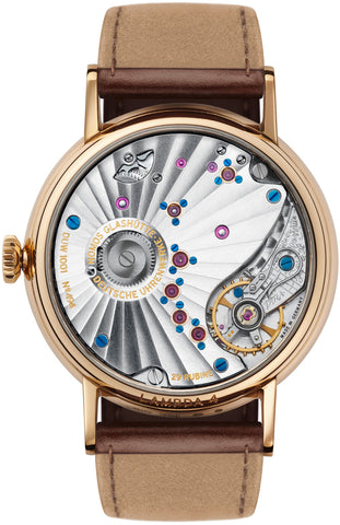 Nomos Glashutte Watch Lambda 39 Sapphire Crystal