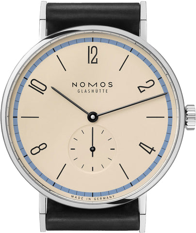 Nomos Glashutte Watch Tangente 38 Bauhaus Blue Limited Edition 165.S2