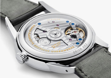 Nomos Glashutte Watch Orion Neomatik 41 Date Midnight Blue Sapphire Crystal