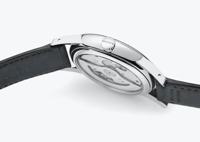 Nomos Glashutte Watch Orion Neomatik 41 Date Midnight Blue Sapphire Crystal