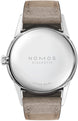 Nomos Glashutte Orion 33 Midnight Blue Steel Back Watch