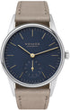 Nomos Glashutte Watch Orion 33 Midnight Blue Sapphire Crystal 329