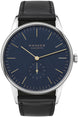 Nomos Glashutte Watch Orion 38 Midnight Blue Sapphire Crystal 389
