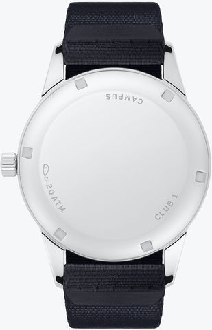 Nomos Glashutte Club Campus Neomatik 39 Midnight Blue Steel Back