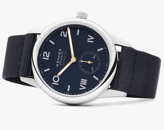 Nomos Glashutte Club Campus Neomatik 39 Midnight Blue Steel Back