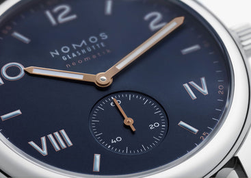 Nomos Glashutte Club Campus Neomatik 39 Midnight Blue Steel Back
