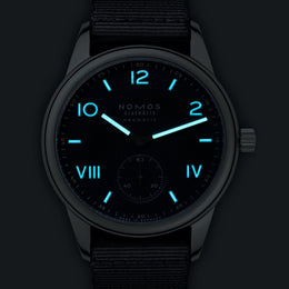 Nomos Glashutte Club Campus Neomatik 39 Midnight Blue Steel Back