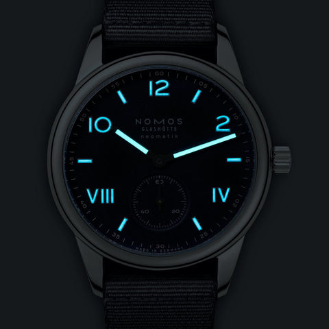 Nomos Glashutte Club Campus Neomatik 39 Midnight Blue Steel Back