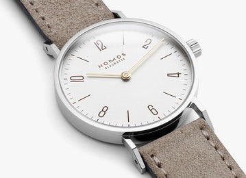 Nomos Glashutte Tangente 33 Duo Steel Back Watch