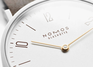 Nomos Glashutte Tangente 33 Duo Sapphire Crystal Watch