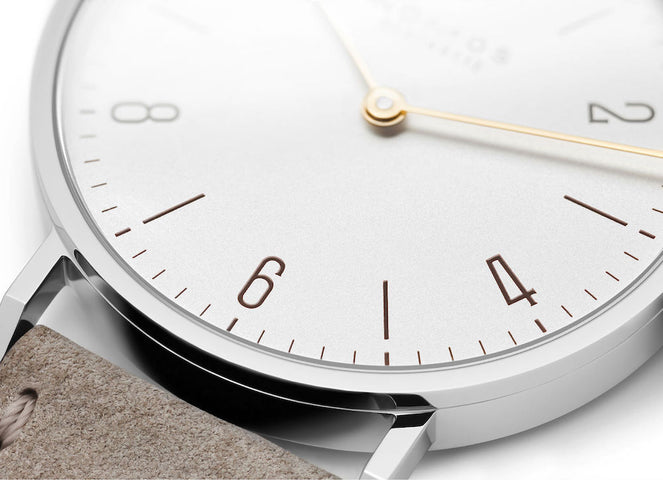 Nomos Glashutte Tangente 33 Duo Sapphire Crystal Watch