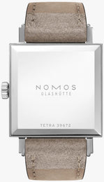 Nomos Glashutte Tetra 27 Duo Steel Back Watch