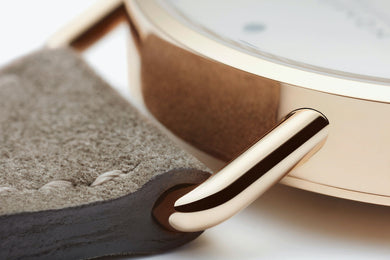 Nomos Glashutte Metro Rose Gold 33 Sapphire Crystal Watch