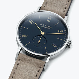 Nomos Glashutte Tangente Midnight Blue Sapphire Crystal Watch