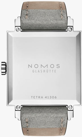 Nomos Glashutte Tetra Ode to Joy Steel Back Watch
