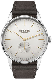 Nomos Glashutte Watch Orion 38 Silver 378