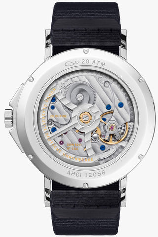 Nomos Glashutte Ahoi Atlantic Sapphire Crystal