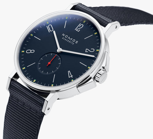 Nomos Glashutte Ahoi Atlantic Sapphire Crystal
