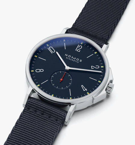 Nomos Glashutte Ahoi Atlantic Sapphire Crystal