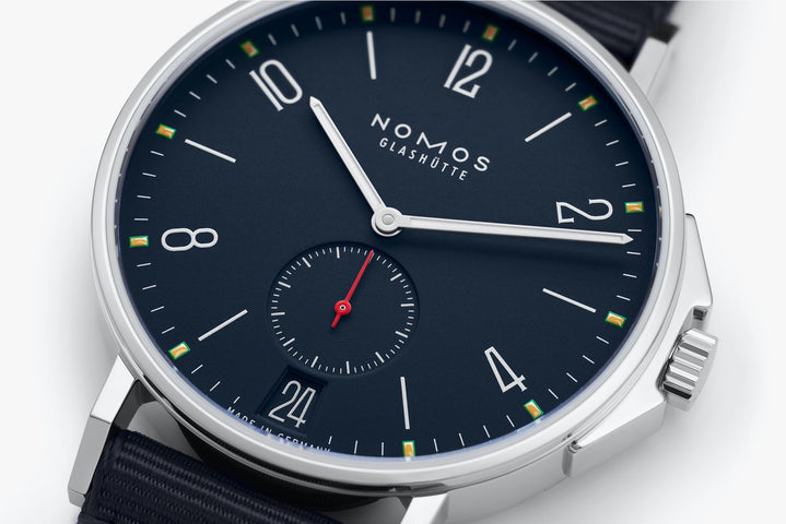 Nomos Glashutte Watch Ahoi Date Sapphire Crystal
