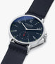 Nomos Glashutte Ahoi Neomatik Atlantic Sapphire Crystal Watch