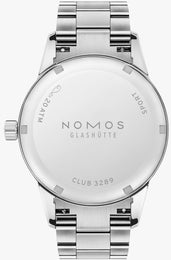 Nomos Glashutte Club Sport Neomatik Petrol Steel Back Watch