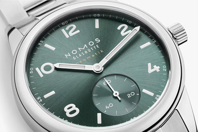 Nomos Glashutte Club Sport Neomatik Petrol Sapphire Crystal Watch