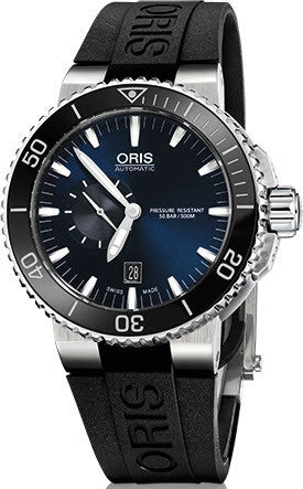 Oris Watch Aquis Date Small Second Rubber 01 743 7673 4135-07 4 26 34EB