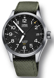 Oris Watch Big Crown Propilot GMT Olive Textile 01 748 7710 4164-07 5 22 14FC