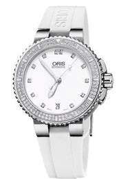 Oris Watch Aquis Date Diamonds Rubber 01 733 7652 4991-07 4 18 31